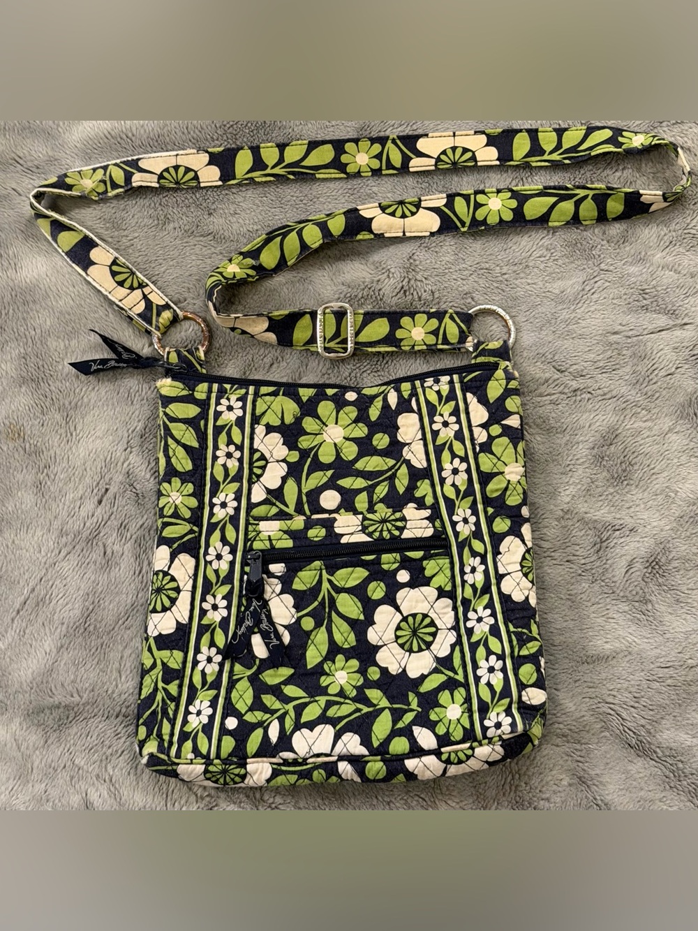 Vera Bradley "Lucky You" Quilted Cotton Hipster Crossbody Bag